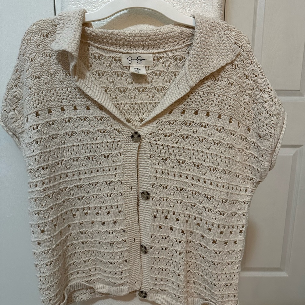 Women's Beige Knit Sweater